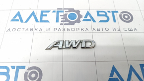 Emblem inscription "AWD" trunk door Toyota Rav4 19-