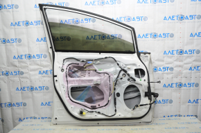 Door assembly front left Toyota Prius V 12-17 white 070, dent