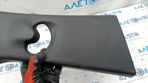 Center pillar trim upper belt right BMW X1 F48 16-22 black, scratches