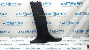 Center pillar trim lower left BMW X1 F48 16-22 black, scratches, cracked fastener