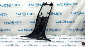 Center pillar trim lower left BMW X1 F48 16-22 black, scratches, cracked fastener