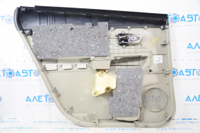 Door trim card rear right Toyota Prius V 12-17 leather beige, scratches