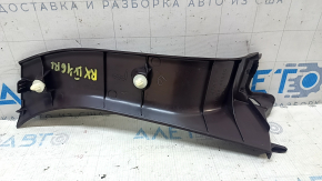 Trunk opening trim left Lexus RX350 RX450h 16-22 brown