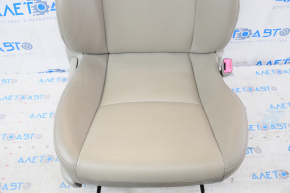 Passenger seat Toyota Prius V 12-17 with airbag, manual, beige leather, for cleaning