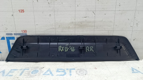 Lexus RX350 RX450h 16-22 black outer rear right door sill plate