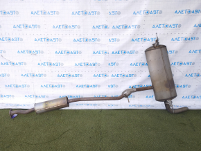 Rear muffler with barrel Nissan Rogue 21-22 2.5 AWD rusty