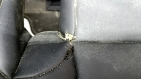 Rear row of seats 2nd row Toyota Rav4 19 - black leather, needs cleaning, torn, scratches on the lining