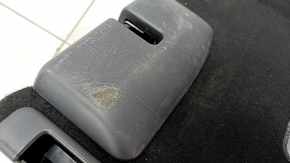 Rear row of seats 2nd row Toyota Rav4 19 - black leather, needs cleaning, torn, scratches on the lining