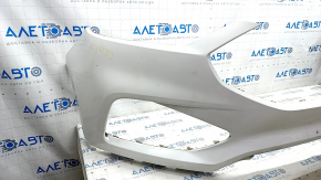 Front bumper bare Ford Edge 19 - without parking sensors, white, sand
