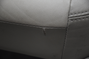Driver's seat Toyota Prius V 12-17 with airbag, beige leather, fur, scuffed, needs cleaning, tear