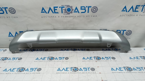 Rear bumper lip trim BMW X1 F48 16-22 X-line gray structure, scratches, cracks in fasteners