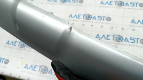Rear bumper lip trim BMW X1 F48 16-22 X-line gray structure, scratches, cracks in fasteners