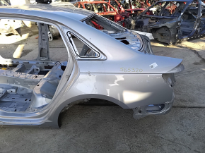 Quarter wing rear left Audi A4 B9 17- on the body, silver