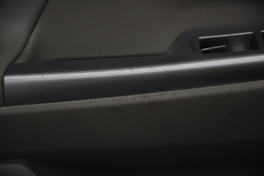 Door trim card front left Toyota Prius V 12-17 plastic beige, insert leather beige, with backlight, for cleaning, scratches