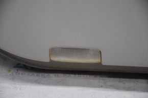 Door trim card front left Toyota Prius V 12-17 plastic beige, insert leather beige, with backlight, for cleaning, scratches