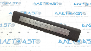 Door sill trim front right Lincoln MKX 16- brown with chrome and backlight