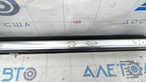 Molding door-glass central rear left Ford Edge 15- chrome, butts