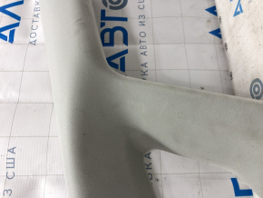 Front pillar trim upper right Toyota Prius V 12-17 gray, needs cleaning, poke, abrasion