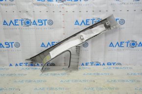 Front pillar trim upper left Toyota Prius V 12-17 gray, needs cleaning, scuffs
