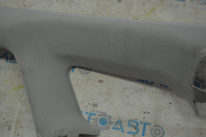 Front pillar trim upper left Toyota Prius V 12-17 gray, needs cleaning, scuffs