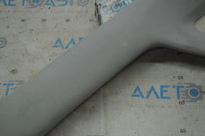 Front pillar trim upper left Toyota Prius V 12-17 gray, needs cleaning, scuffs