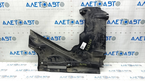 Rear right underbody protection Audi A4 B9 17- cracks