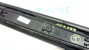 Door sill trim front left outer BMW 3 F30 12-18 black, scratches, broken fastening