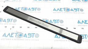Mercedes W211 outer front right door sill trim, chrome