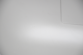 Lower trunk door trim Toyota Prius V 12-17 beige, plastic turned white, scratches