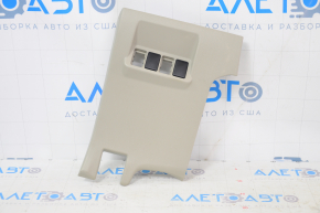 Driver's knee pad Toyota Prius V 12-17 beige, plastic turned white, broken fastener