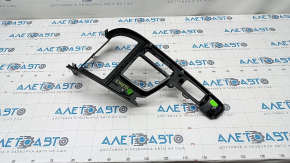 BMW X1 F48 16-22 center console trim matt black, paint blistered, scratches