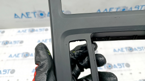 BMW X1 F48 16-22 center console trim matt black, paint blistered, scratches