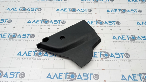 Side trim of the central console right BMW X1 F48 16-19 black, scratches, broken guide