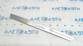 Door sill trim outer front left Cadillac ATS 13- chrome, worn