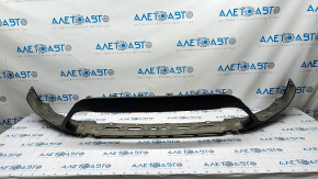 Front bumper lip BMW X1 F48 16-19 structure, without parking sensors, scratches