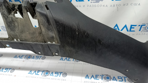 Front bumper lip BMW X1 F48 16-19 structure, without parking sensors, scratches