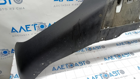 Front bumper lip BMW X1 F48 16-19 structure, without parking sensors, scratches