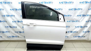 Door assembly front right Ford Edge 15- keyless, white UG, bumps on the center molding