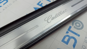 Door sill outer front left Cadillac CTS 14 - chrome, worn