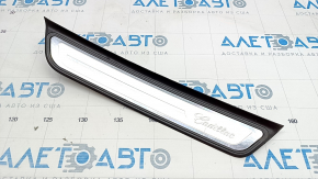 Door sill outer rear right Cadillac CTS 14 - chrome, worn