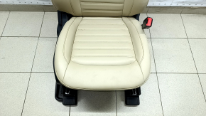 Passenger seat Ford Edge 15- with airbag, electric + mechanics, heating, leather, beige, SEL