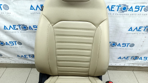 Passenger seat Ford Edge 15- with airbag, electric + mechanics, heating, leather, beige, SEL