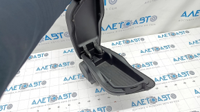 Armrest assembly BMW X1 F48 16-19 leather black, without phone, without wireless charging, tears