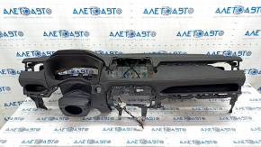 Torpedo front panel with AIRBAG Toyota Rav4 19 - black, for dry cleaning