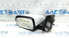 Side mirror left Ford Edge 19- 9 pins, white, BSM, turn signal, backlight