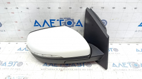 Side mirror right Ford Edge 19-9 pins, white, BSM, turn signal, backlight