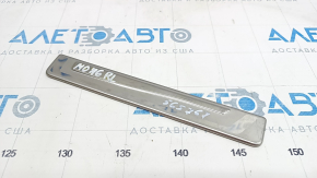 Door sill outer rear left Mitsubishi Outlander 14-21 chrome, worn, missing seal