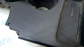 Center console trim with cup holder Hyundai Sonata 11-15 scratches