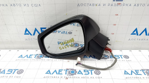 Side mirror left Toyota Rav4 19- 8 pins, turn signal, heated, BSM, black, scratches