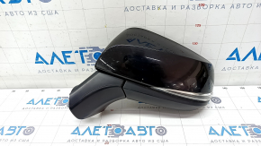 Side mirror left Toyota Rav4 19- 8 pins, turn signal, heated, BSM, black, scratches